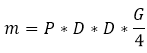 Fórmula para calcular el peso del alambre